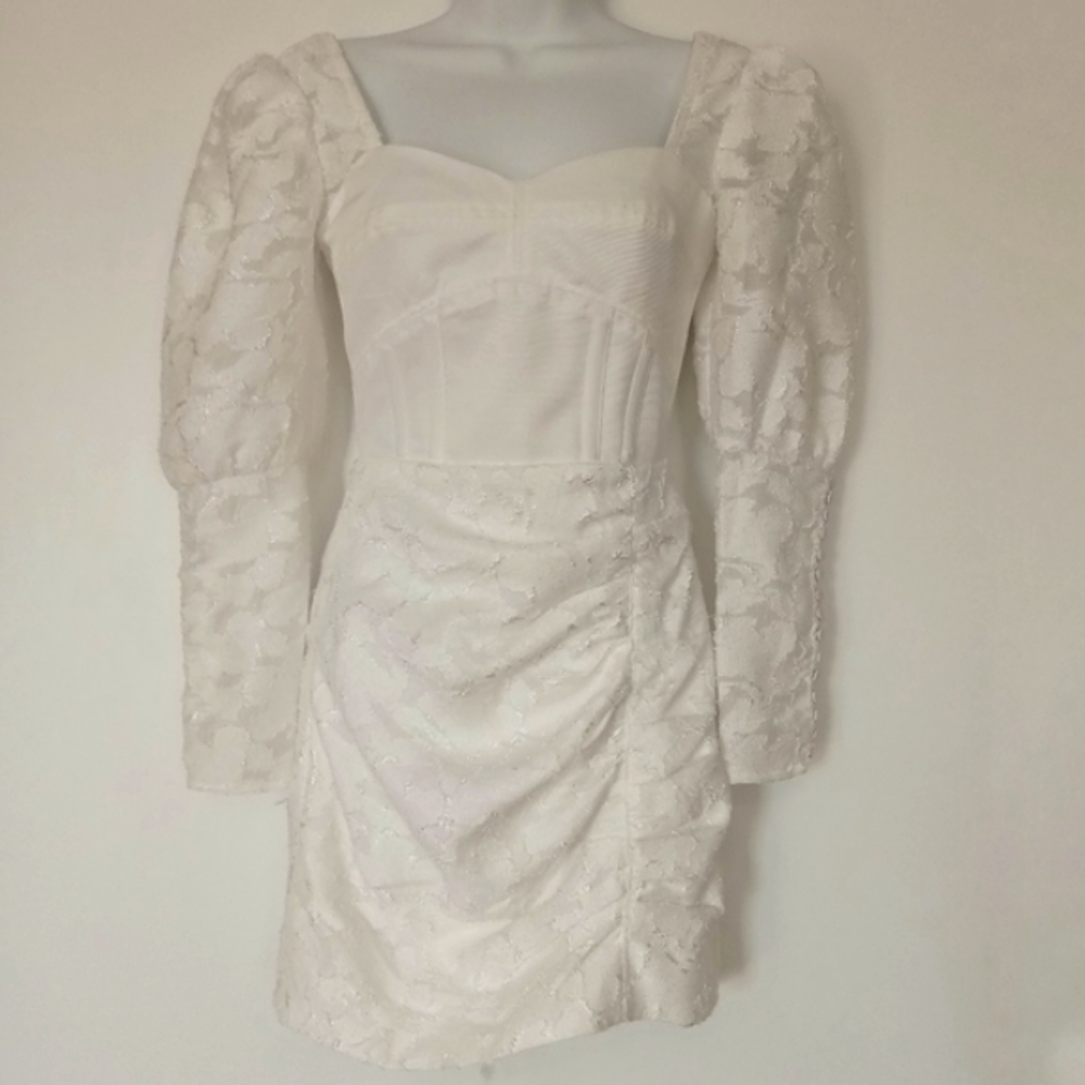 Self-Portrait White Lace Dress - Picture 4 of 6